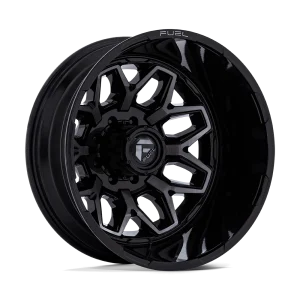 Fuel – D875 FLUX DUALLY – Black – 20″x8.25″ -201mm – Summer Wheels – D87520827225